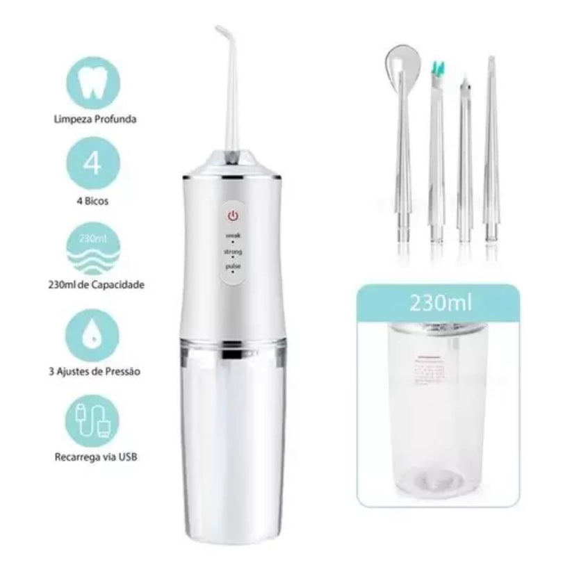 Irrigador Bucal Limpiador Dientes, Garganta y Boca  MEXIMATKET 🛒