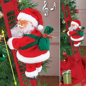 Santa Claus Escalera Musical Navidad  MEXIMARKET🛒